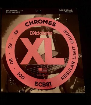 D'Addario Chromes Brand New