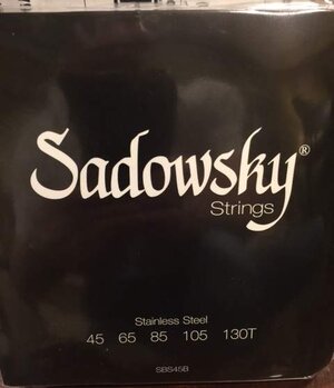 Sadowsky black label stainless steel 45-130T