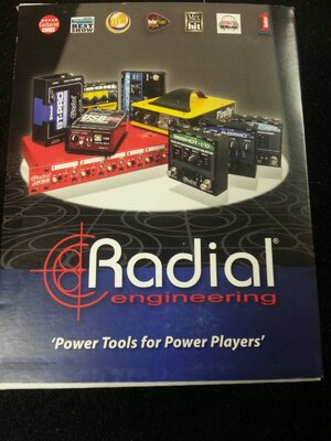 Radial Engineering 4-Play DI box for up to 4 instruments - NIB