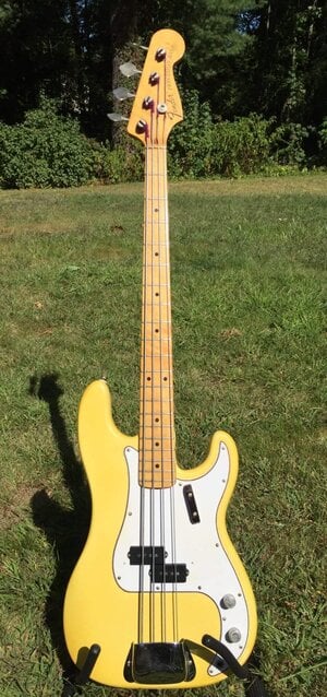 72' Fender P Bass "A" width neck - feeler