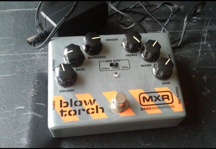 MXR blowtorch bass fuzz