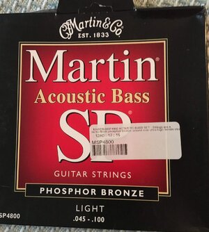 Martin Bronze Acoustic Bass Strings