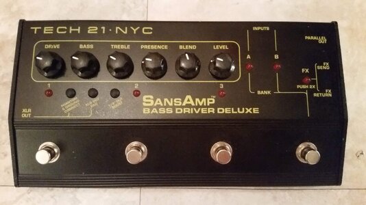 Tech21 SansAmp Bass Driver Deluxe - Programmable