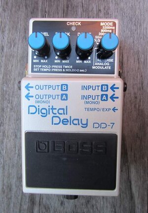 Boss DD7 Digital Delay pedal