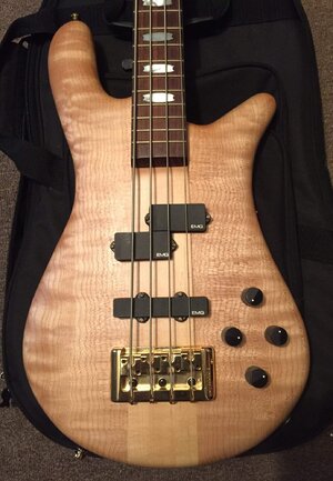 $1050 Shipped! 2009 Spector Euro 4 LX natural 8.8 lbs W/ Spector bag