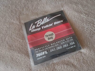 Labella Thru-body Flatwounds 43-104. Brand new unopened! Great for MIA Fenders.