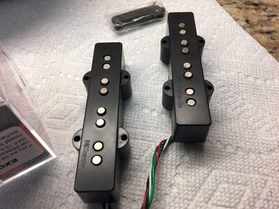 Dimarzio DP249 Area J Jazz Bass Pickups