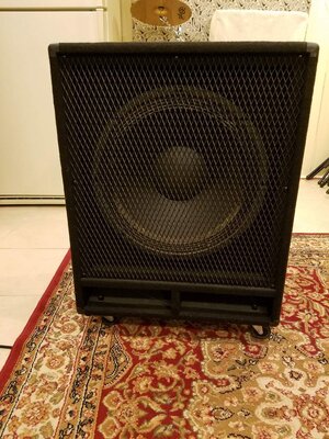 15" Peavey and 18" Carvin speaker cabs - Another Price Drop