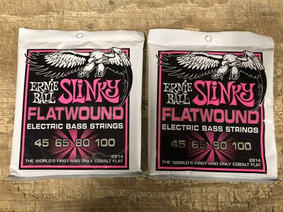 Ernie Ball Slinky, Flatwounds 45/100 two sets