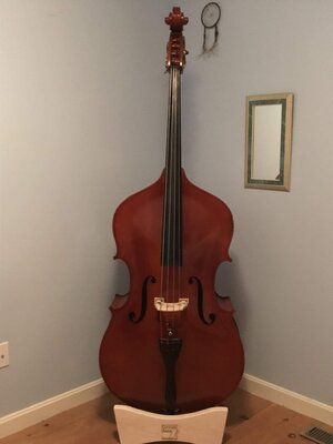 Upton Hawkes upright bass c2006