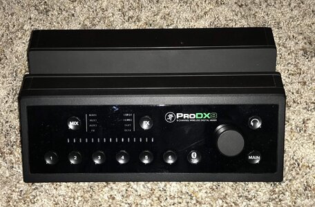 Mackie ProDX8 Wireless Digital Mixer w/accessories