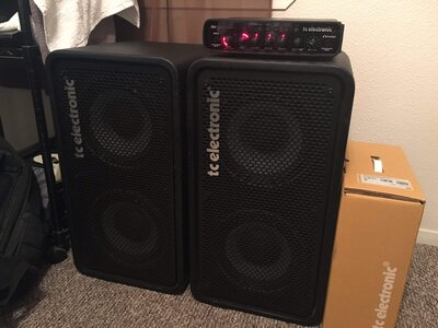 TC Electronic Rig, RH450, 2ea RS210's