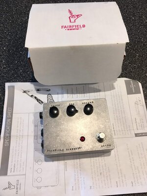 Fairfield Barbershop Overdrive Pedal