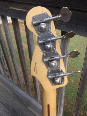 Vintage 50s ROAD WORN Fender Bass TUNERS