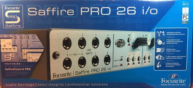 Focusrite Saffire Pro 26 Digital Recording Interface - Reduced!