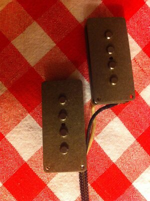 Van Zandt P Bass pickups w/harness