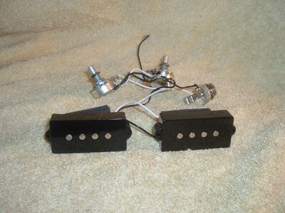 Precision Bass Pickups and Electronics