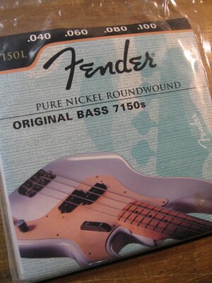 Fender Original 7150 Nickel Rounds still sealed