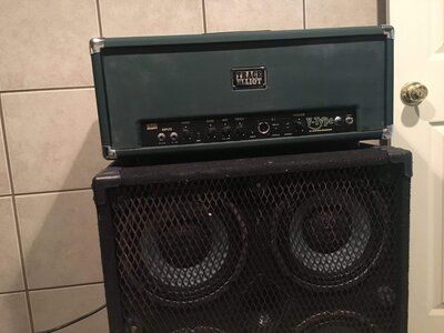 Trace Elliot V Type, green tolex (pre-gibson, 4/8 ohm version)