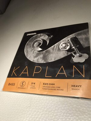 D’addario Kaplan Heavy Extended E String NEW