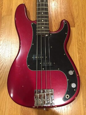 Fender Nate Mendel Precision, 8lbs, BA Bridge