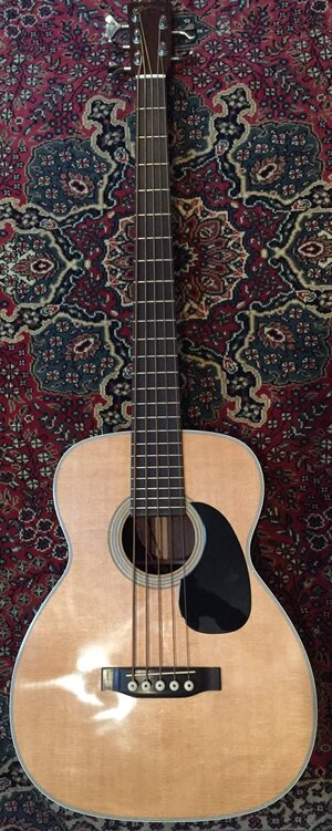 Martin prototype 5-string acoustic bass