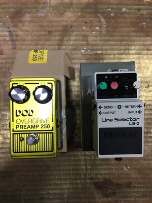 PEDALS!! BOSS LS-2 ,DOD 250 OVERDRIVE