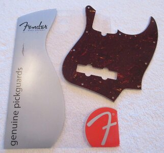 Genuine Fender Tort Jazz Bass Pickguard ...