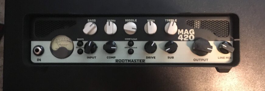 Ashdown RM-420 420w Rootmaster head 2017