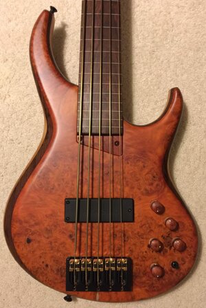 MTD Marilyn 535 Fretless made for Winter NAMM 17’ As New - Truly One of Kind Piece.