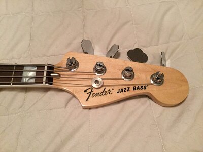 Fender classic series jazz bass neck (loaded)