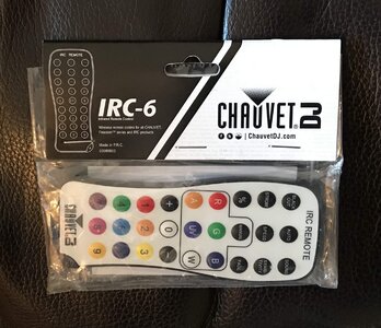 Chauvet IRC-6 remote