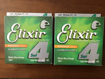 Elixir Stainless Steel 45/105 Two Sets