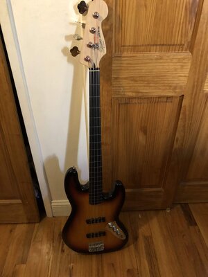 Squier Vintage Modified Fretless Jazz Bass