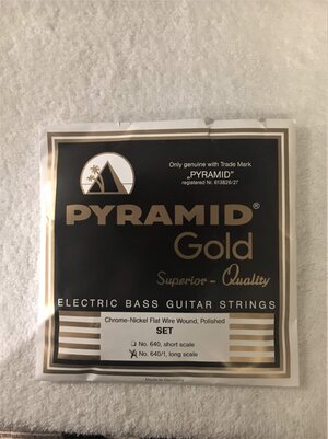 Pyramid Gold Flats Long Scale 40-105-Uncut !!!!!