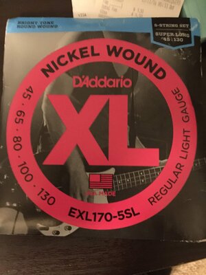 D’Addario rounds 5 string