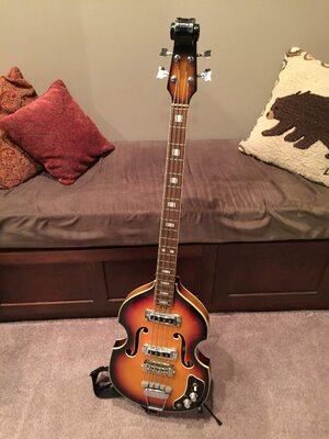 MIJ viola / “Beatle” bass