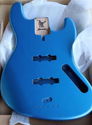 Warmoth Jazz Body Lake Placid Blue - UNUSED