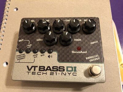 Tech 21 VT Bass VTDI