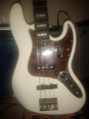 Squier Classic Vibe Jazz Bass w/ Fender Custom Shop Pickups wired for Series/Parallel MIM Killer