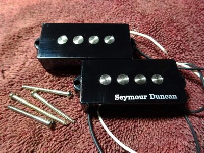 Seymour Duncan  SPB-3 P-bass 1/4 lb .. Free Pickguard