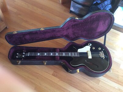 Epiphone Jack Casady Bass-Black with Hard Shell case