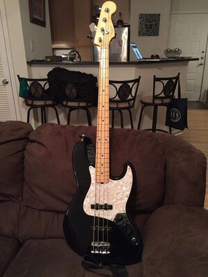 Fender USA Std Jazz loaded body, with Sadowsky singles.