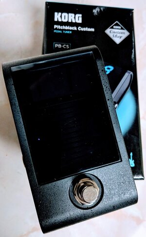 Korg Pitchblack Custom Pedal Tuner - Black, MINT as new in the box