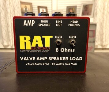 Rat valve amp speaker dummy load box