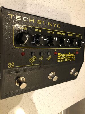 SansAmp 3-Channel Programmable Bass Driver DI