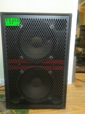 Trace Elliot 1524 2x15 cab.  Pre Gibson