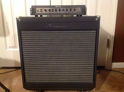 Ampeg PF-800 & PF-115HE w/padded cover