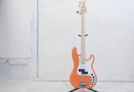 Dragonfly (Harry's Engineering of Japan) Fat P4 Custom P-Bass CAPRI ORANGE - Price Drop