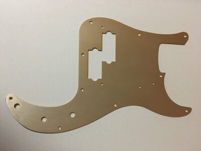 Fender Gold Anodized Precision Bass Pickguard